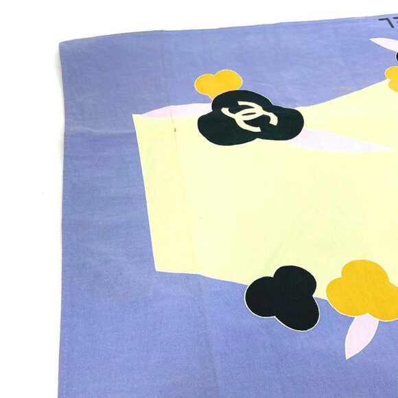 CHANEL Camelia interior cloth Miscellaneous goods cotton Multicolore - Picture 5 of 16